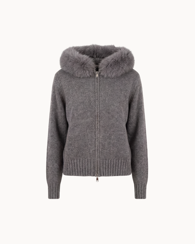 Fur Jacket - Grey