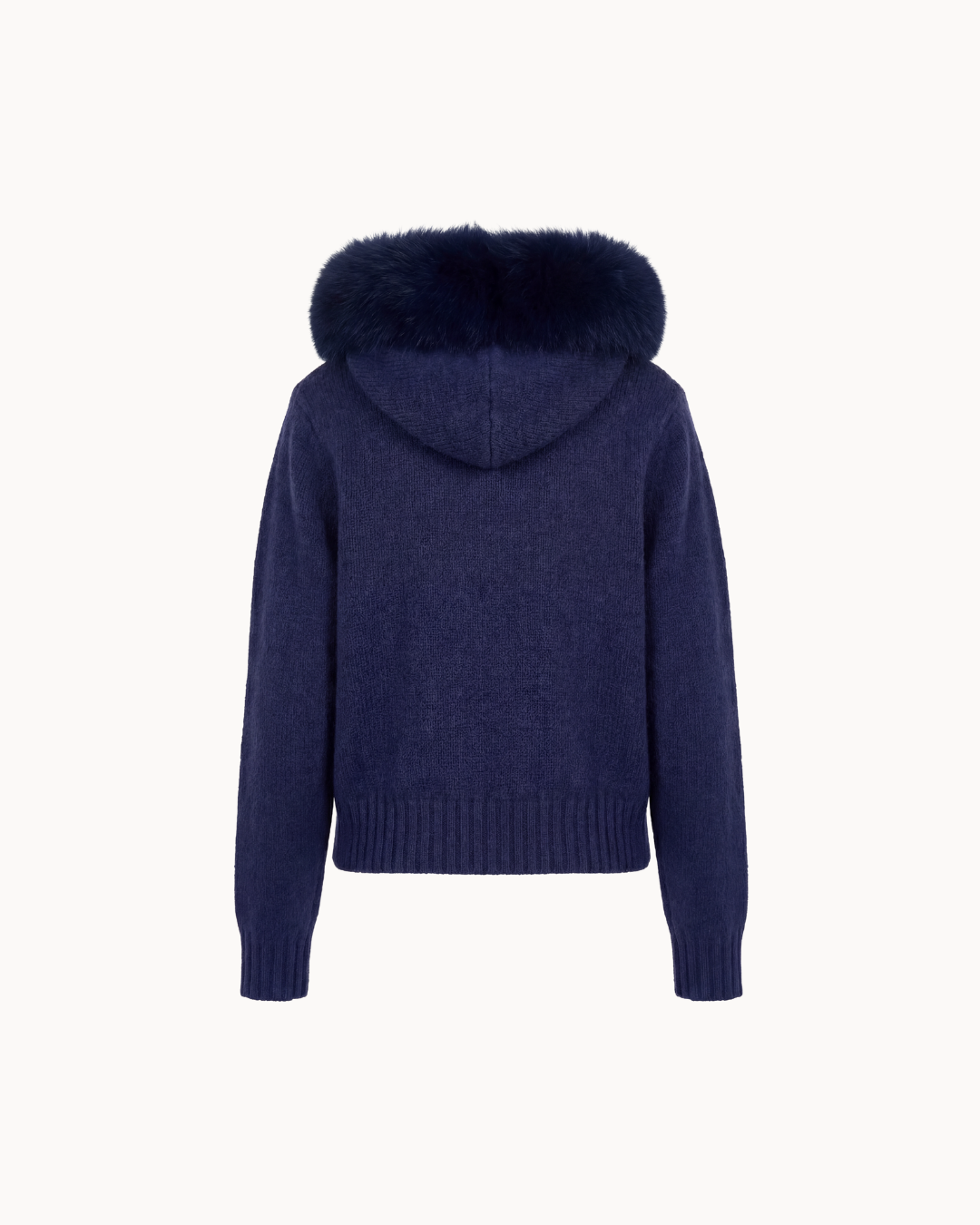 Fur Jacket - Navy Blue