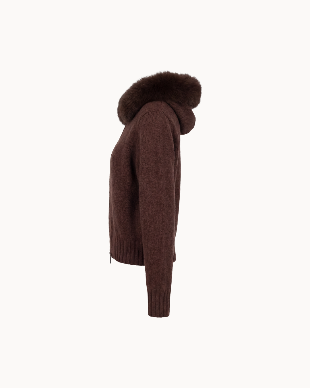 Fur Jacket - Dark Brown