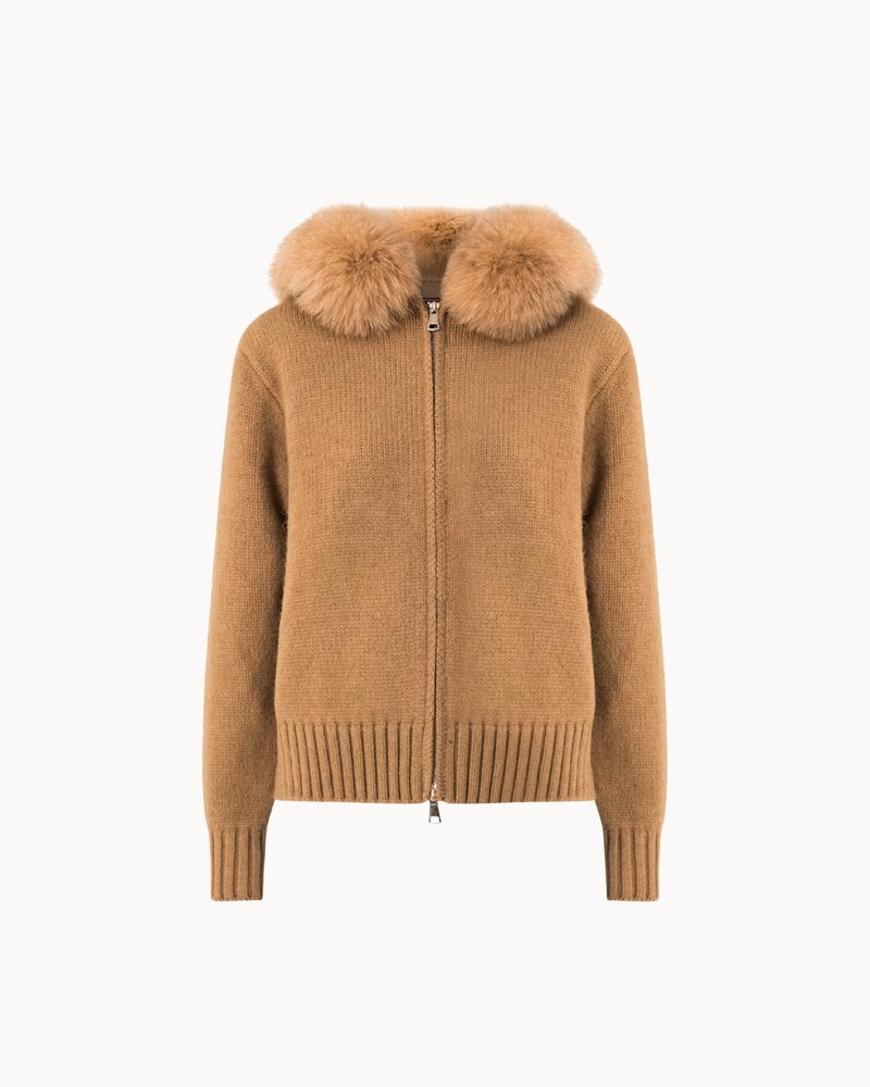 Fur Jacket - Brown