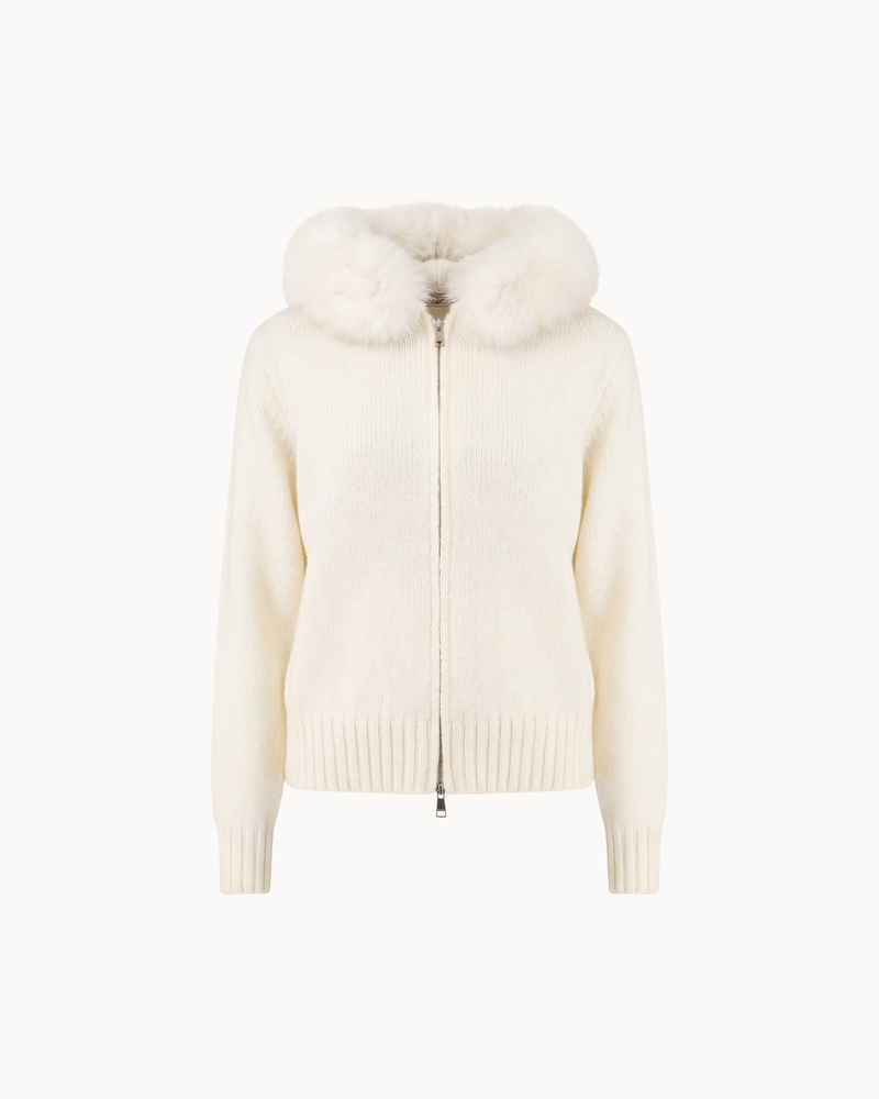 Fur Jacket - White