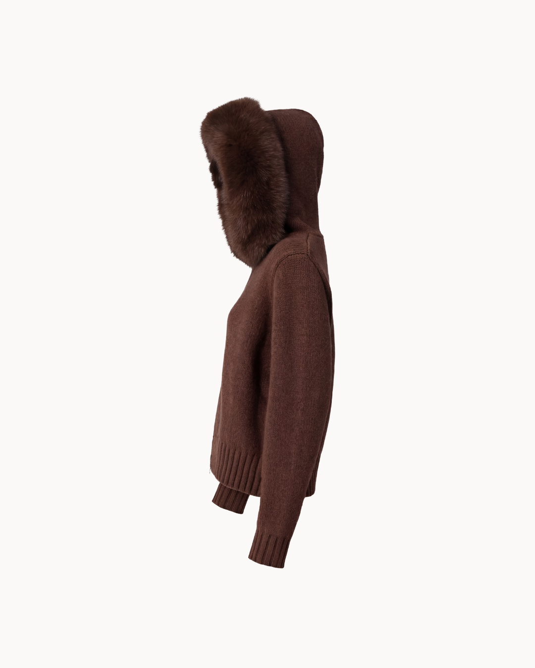 Fur Jacket - Dark Brown