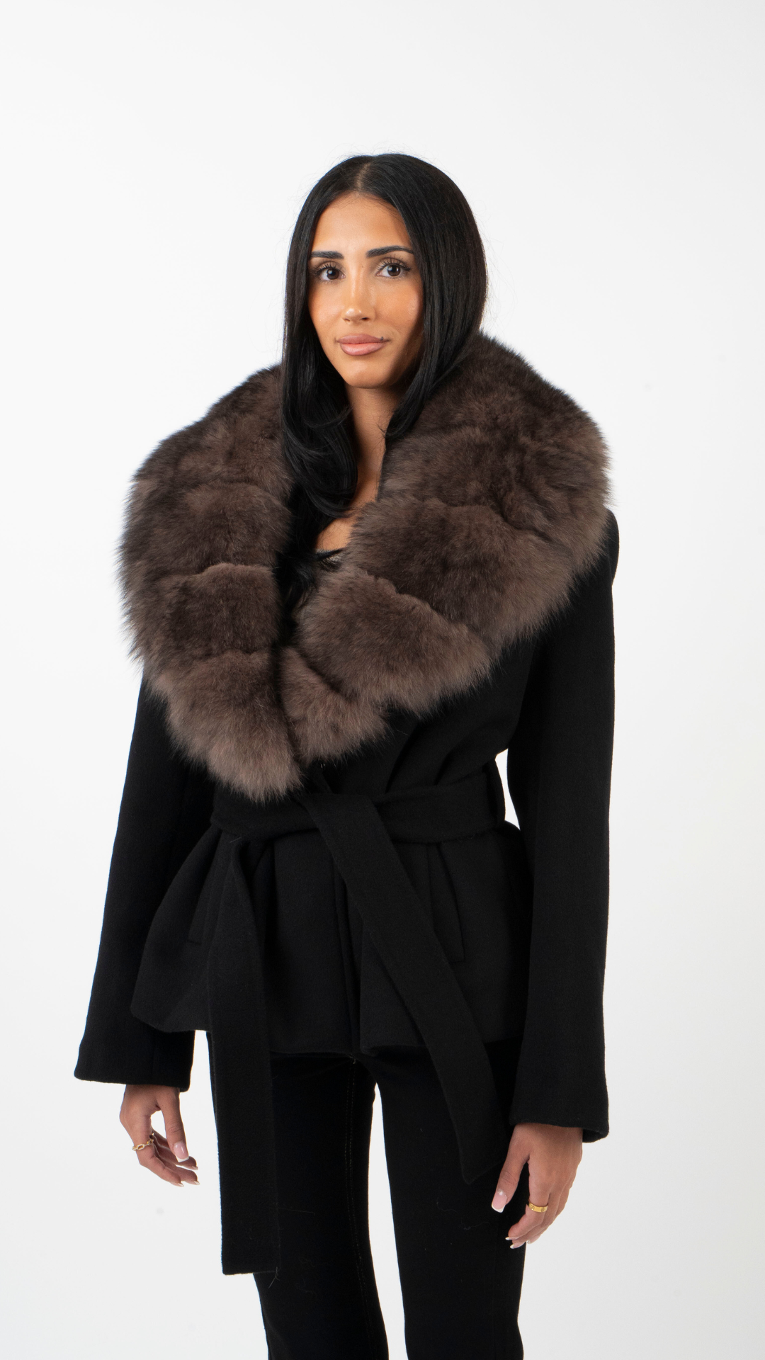 Fur Coat - Black