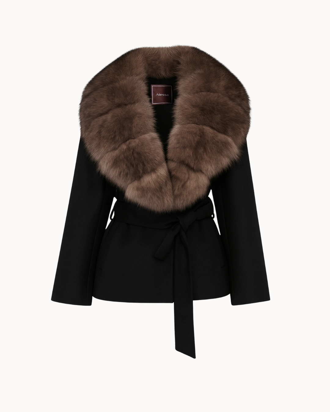 Fur Coat - Black